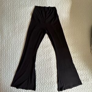 aerie L short crossover flat leggings